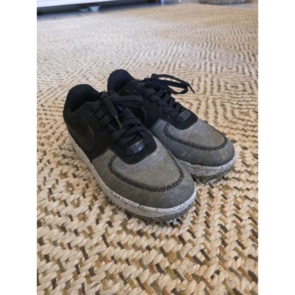 Women’s Nike Air Force 1 US Size 6.5 Crater Black Photon Dust Low Top CT1986-02 - Picture 12 of 16